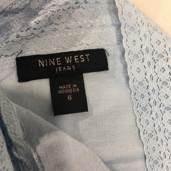 Nine West Woman’s Cotton laced Top - Picture 7 of 10